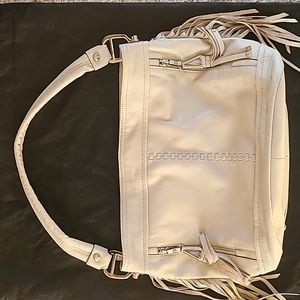 B MAKOWSKY Leather Fringe Hobo